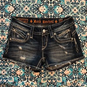 Rock Revival Denim Shorts